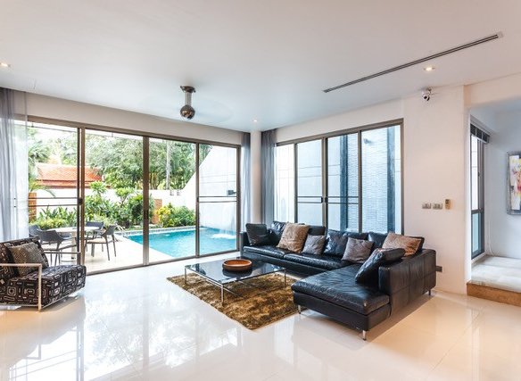 Sophisticated Pool House with Sea View Rooftop Terrace in Rawai
