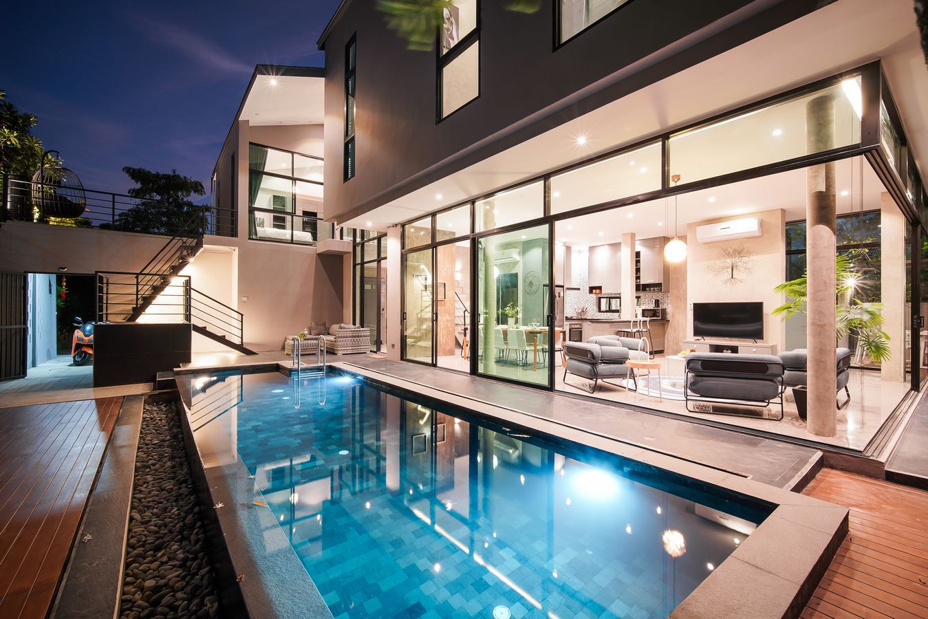 Strikingly Stylish 4-Bedroom Pool Villa