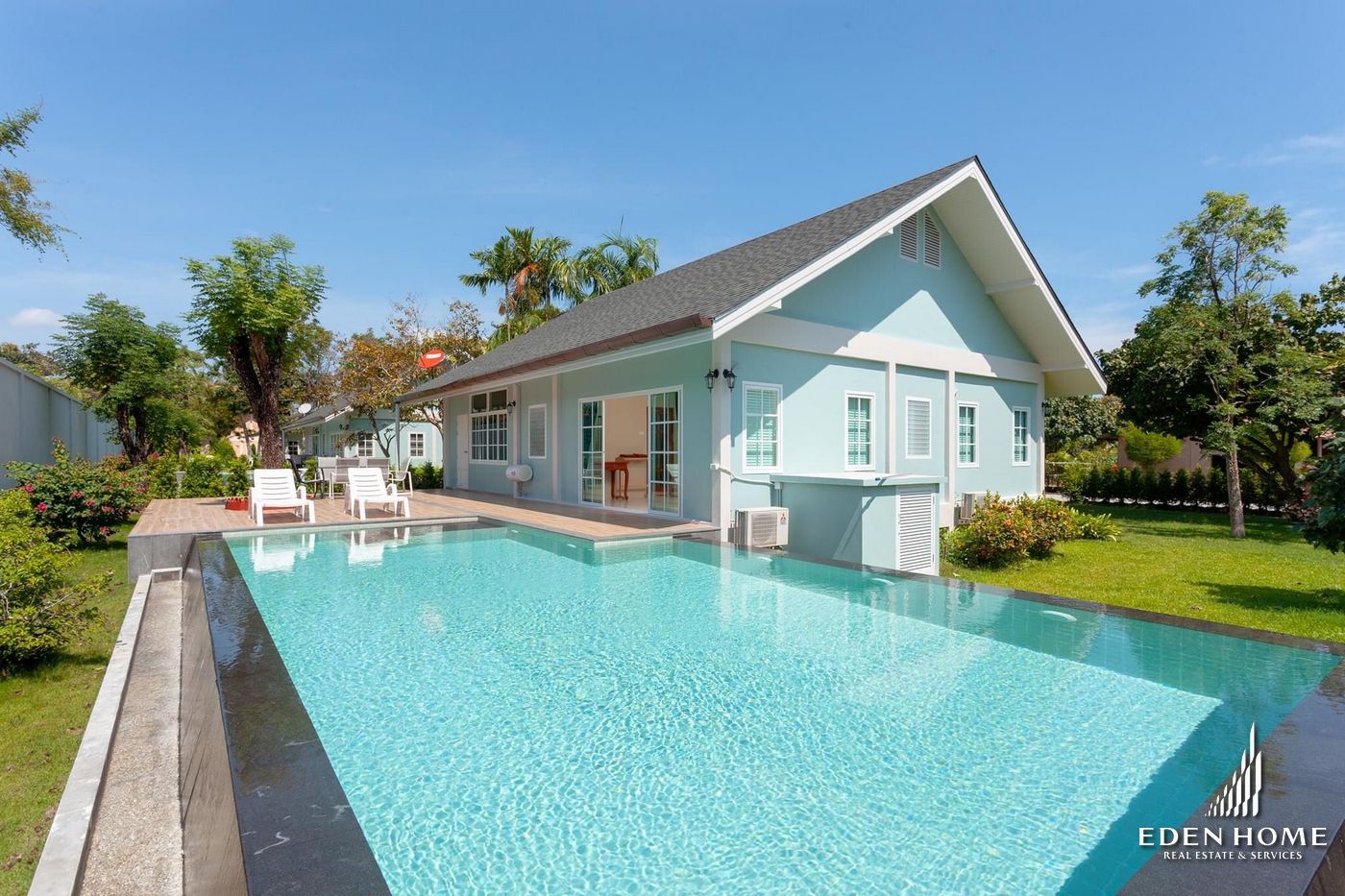 A private blue sky Home