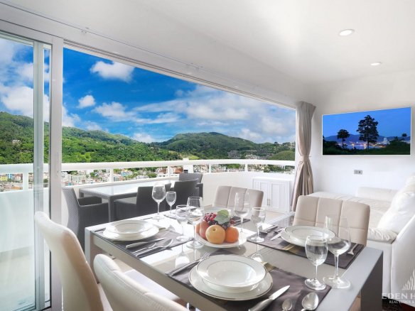 Spacious 3 beds Mountain view Condo in Patong for Sale!!