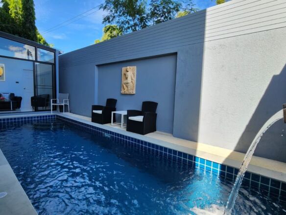 Modern townhouse with private pool in Chalong for Rent