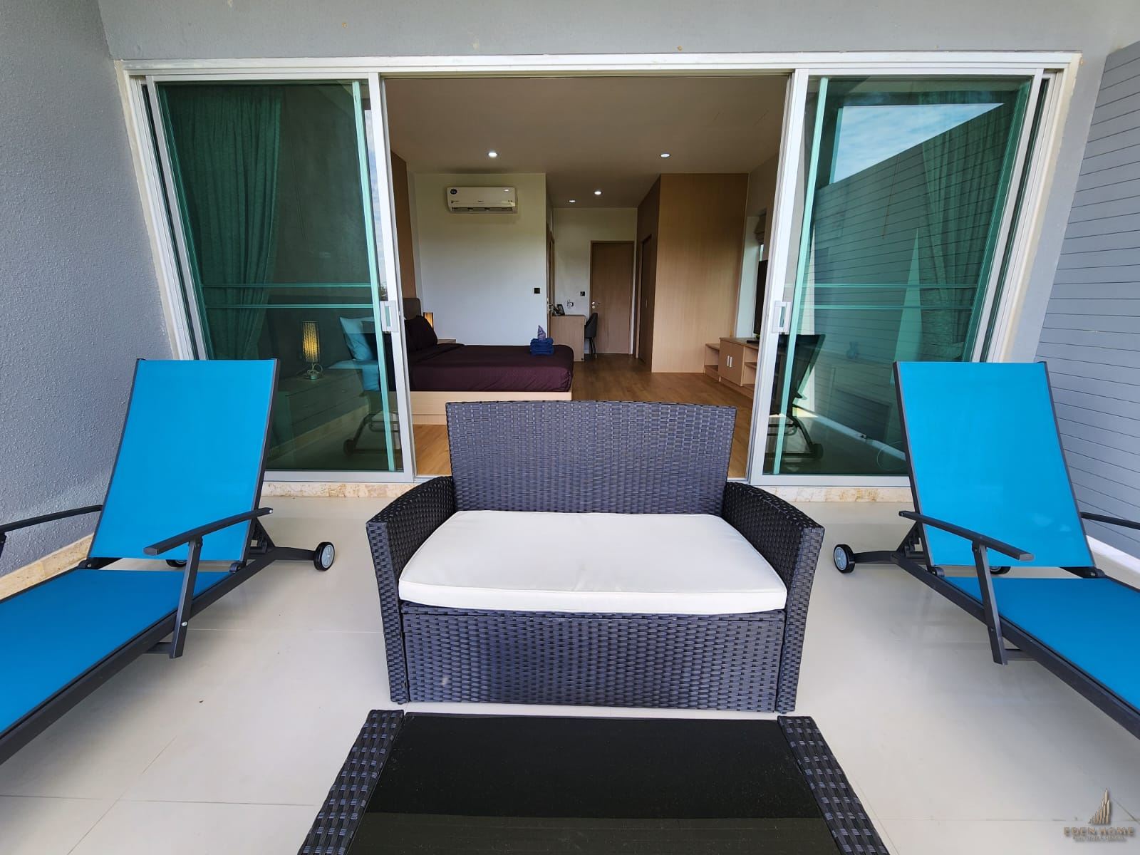 Modern townhouse with private pool in Chalong for Rent
