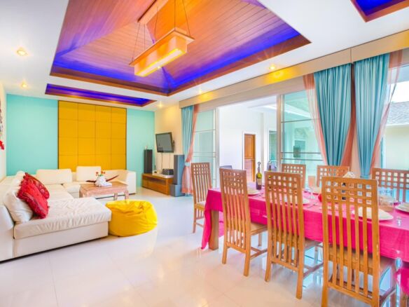 Modern 4-bedrooms pool villa at Chalong for Sale and Rent
