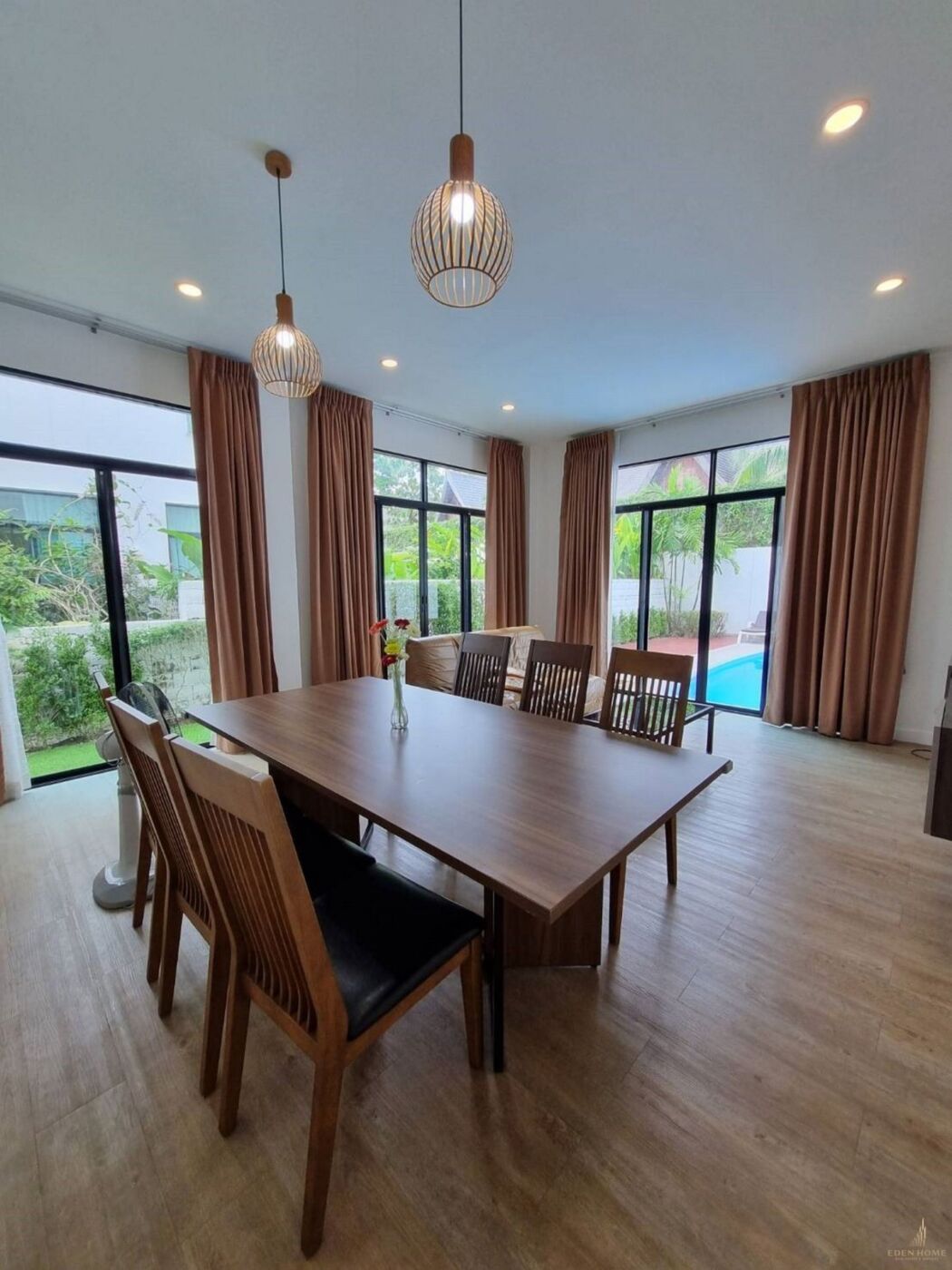Japanese style pool villa for rent at Chalong