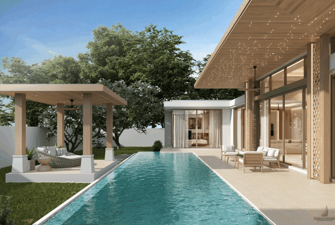 New Villa 3-5 bedrooms project at Thalang for Sale