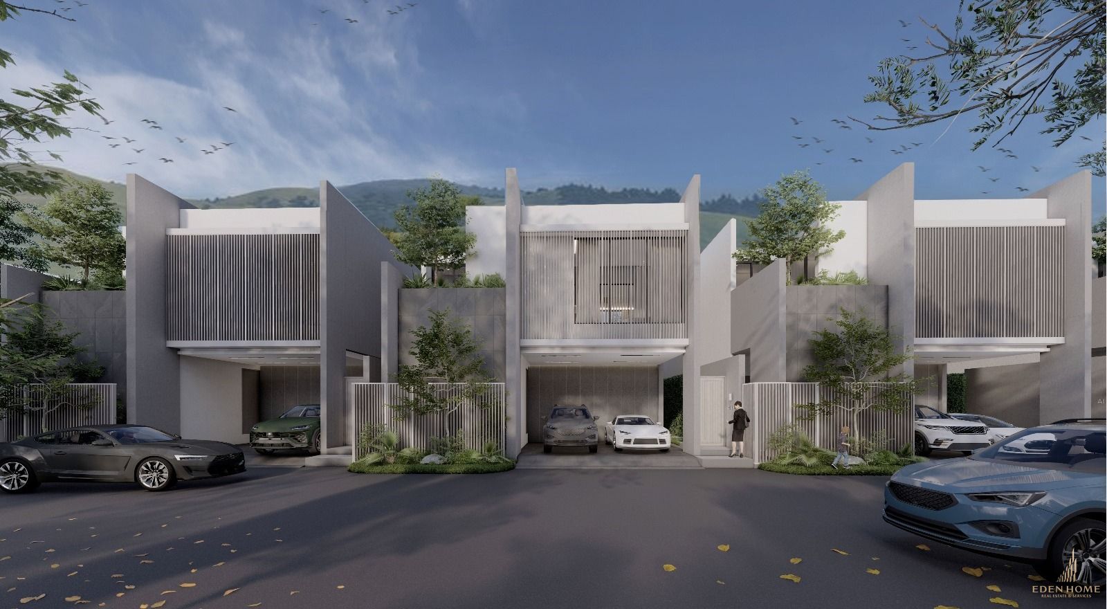 New Modern Pool Villa 4-bedrooms at Chalong with Mountain and Lake view for Sale