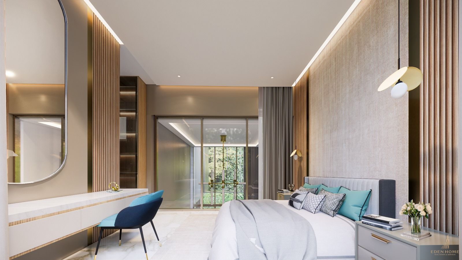 New Modern Pool Villa 4-bedrooms at Chalong with Mountain and Lake view for Sale
