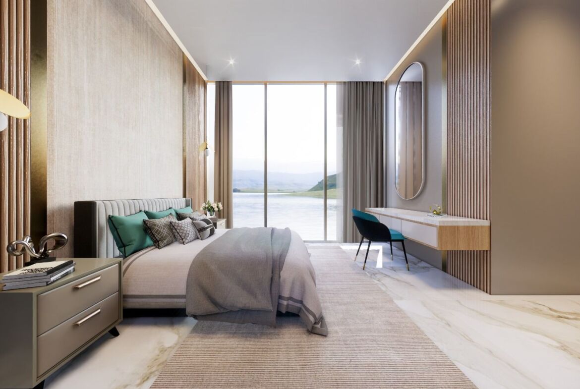 New Modern Pool Villa 4-bedrooms at Chalong with Mountain and Lake view for Sale