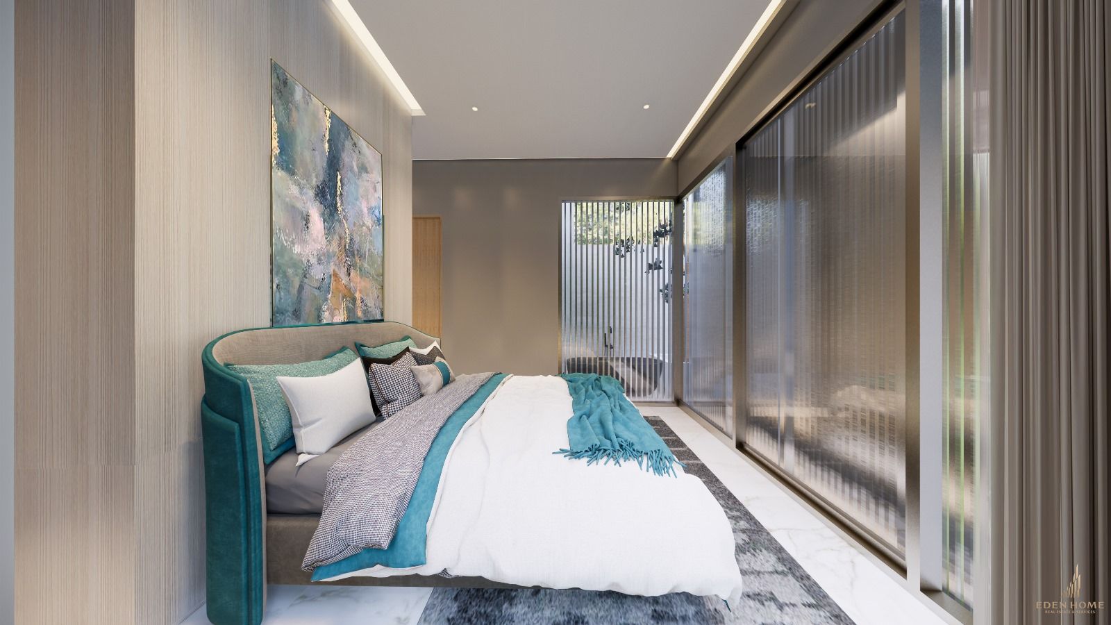 New Modern Pool Villa 4-bedrooms at Chalong with Mountain and Lake view for Sale
