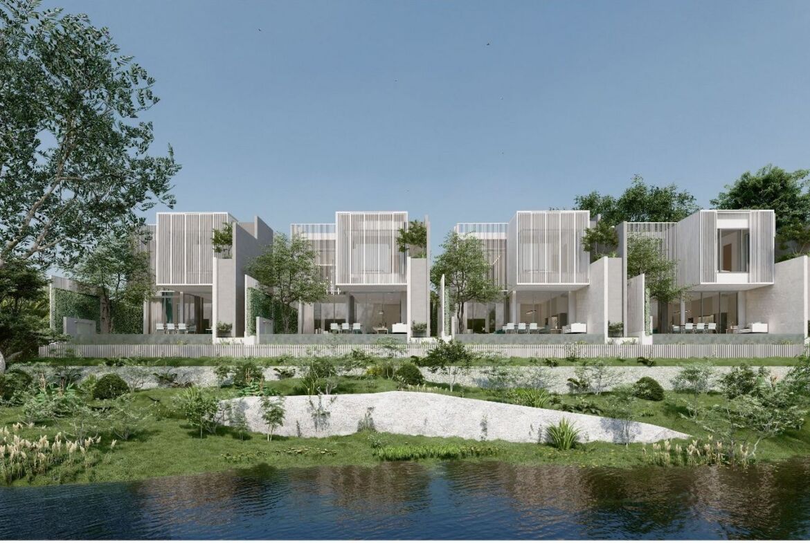 New Modern Pool Villa 4-bedrooms at Chalong with Mountain and Lake view for Sale
