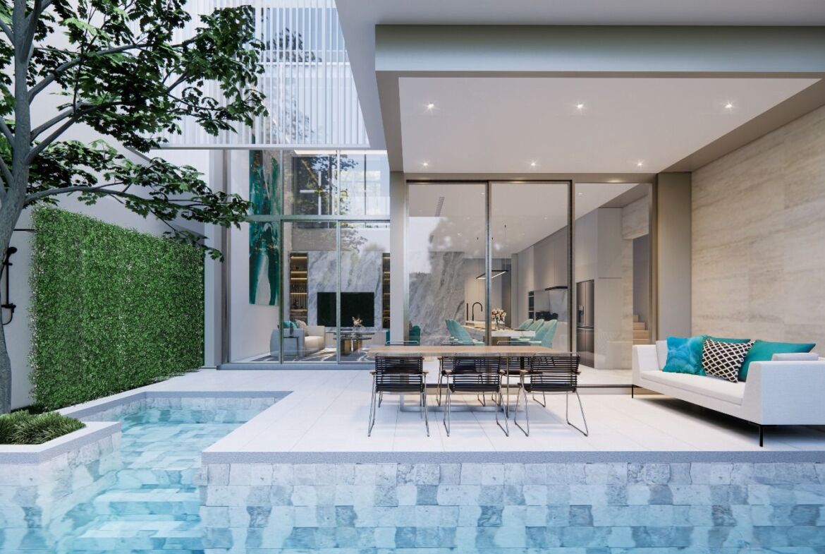 New Modern Pool Villa 4-bedrooms at Chalong with Mountain and Lake view for Sale