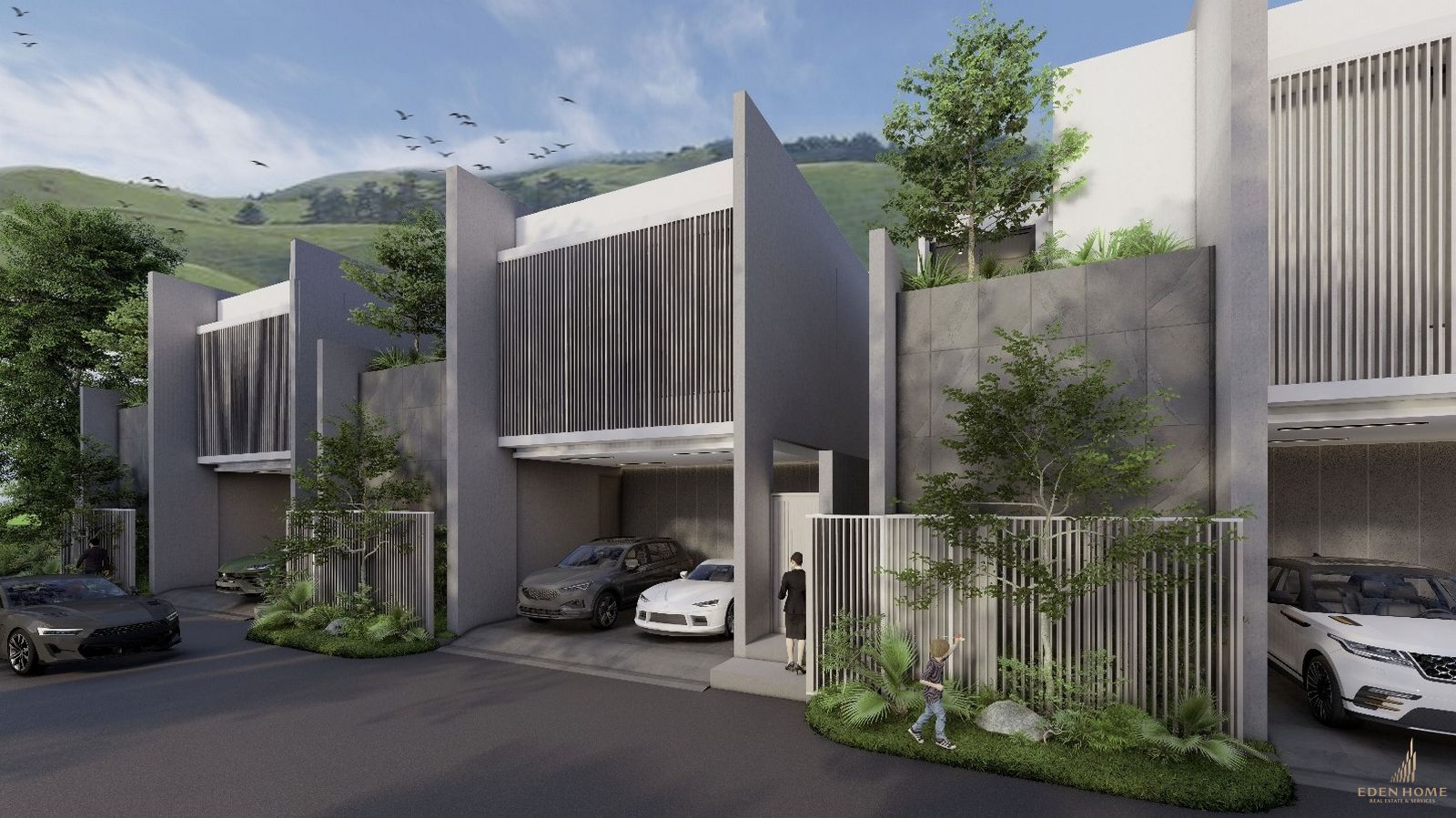 New Modern Pool Villa 4-bedrooms at Chalong with Mountain and Lake view for Sale
