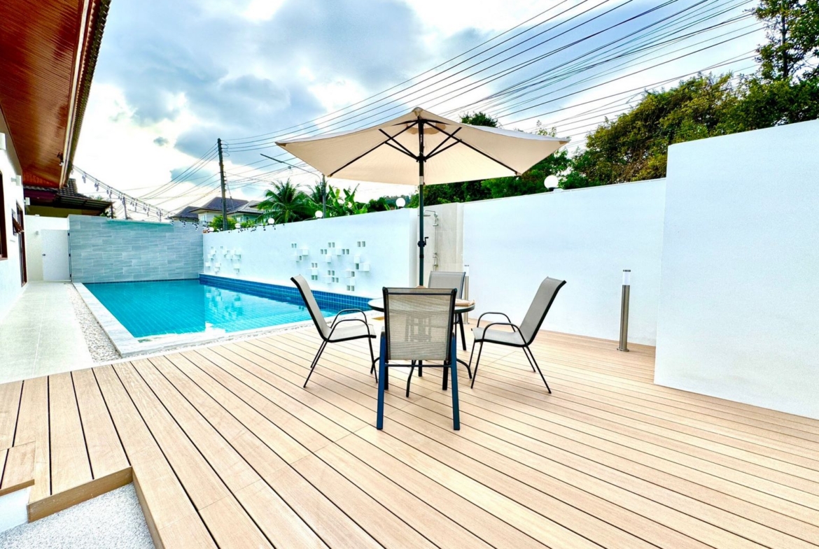 Modern Pool house newly renovated Available in Chalong!!