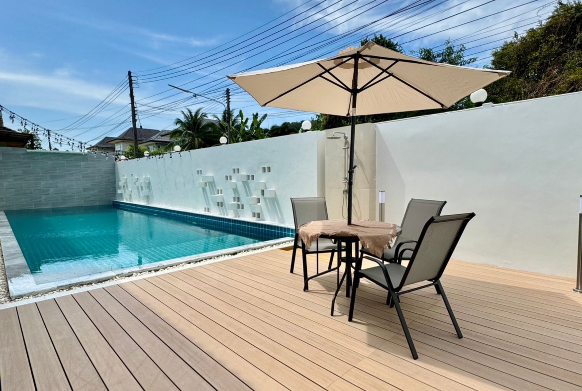 Modern Pool house newly renovated Available in Chalong!!