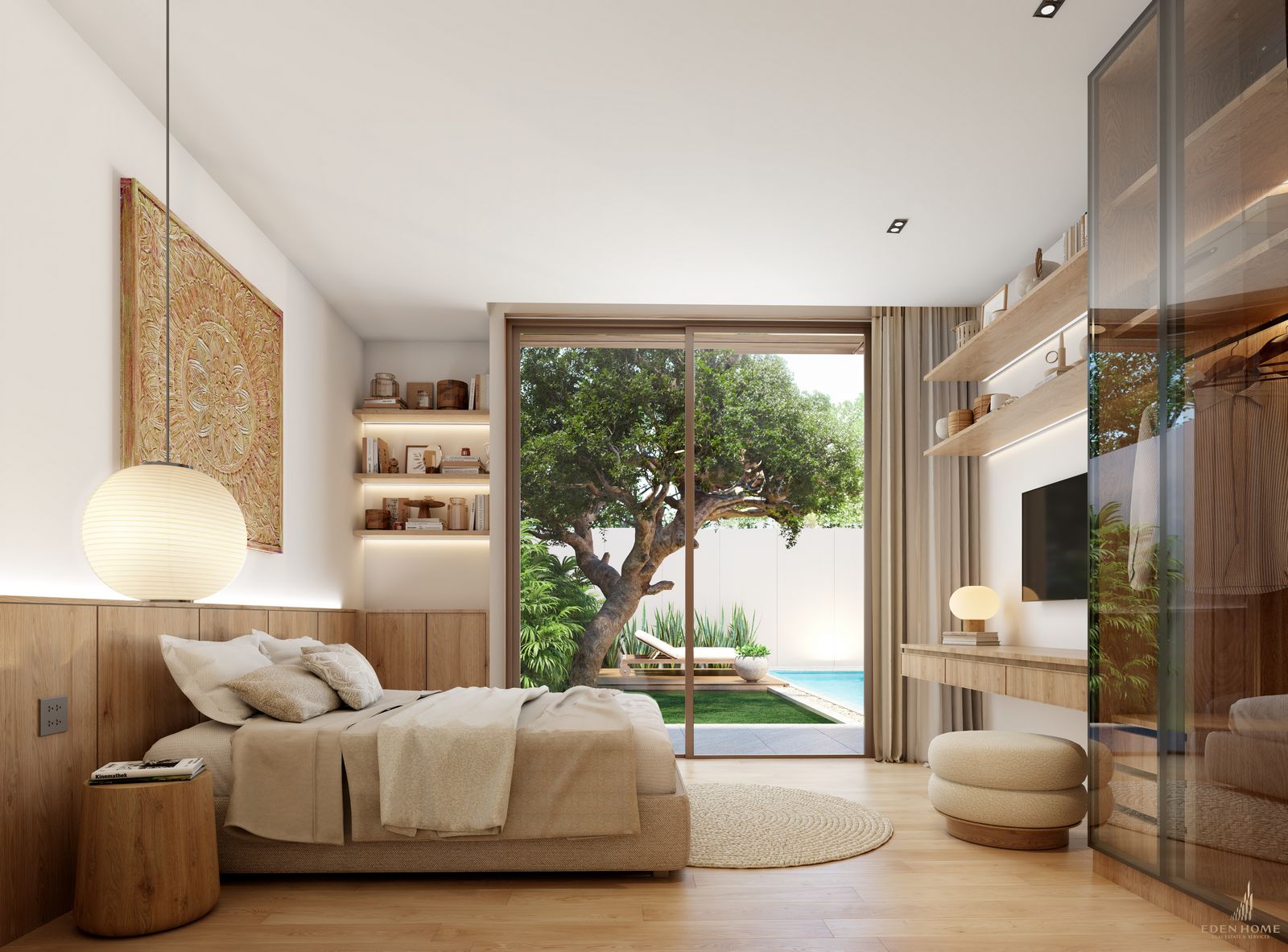 Japanese style pool villa for sale