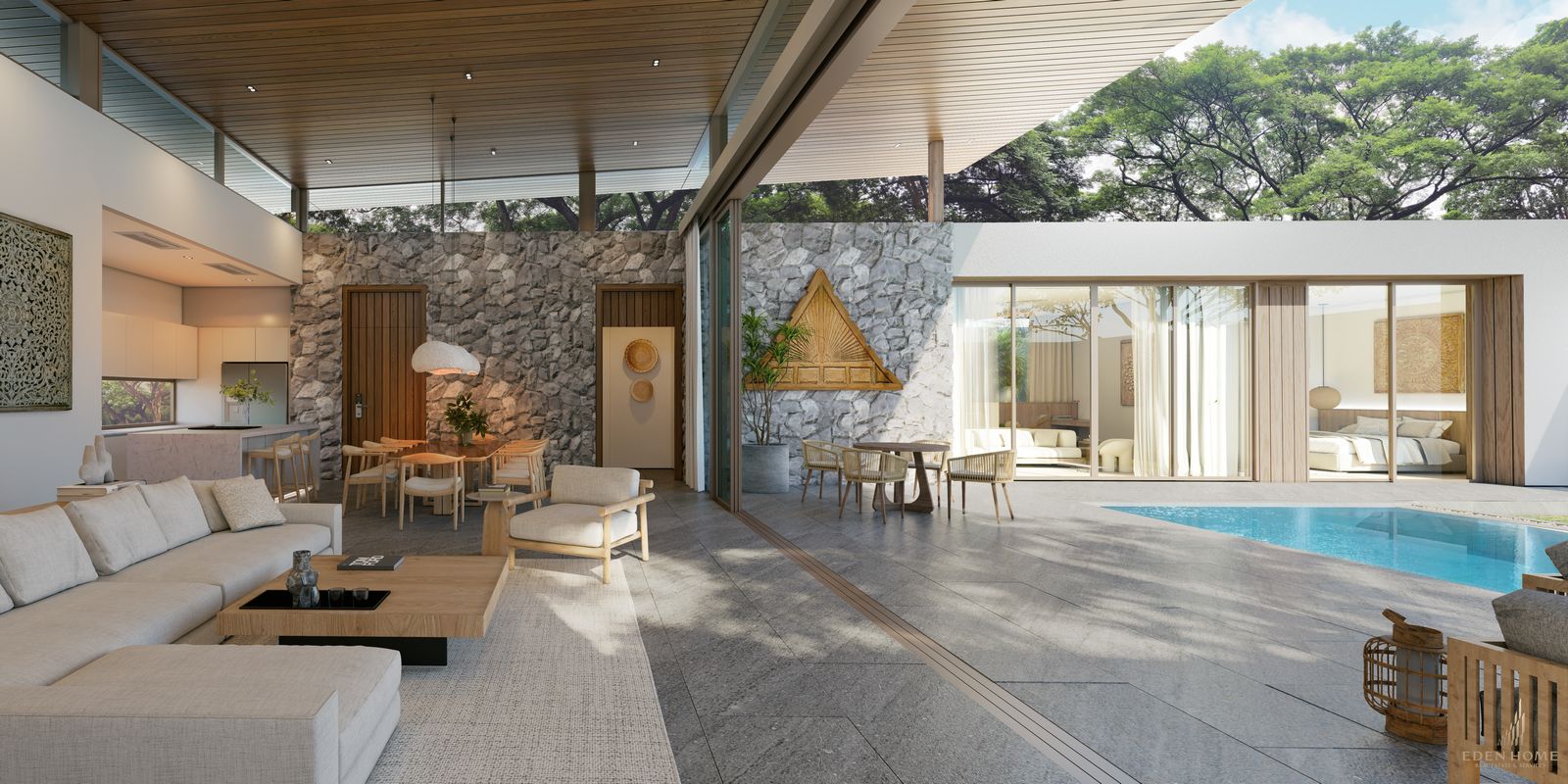Japanese style pool villa for sale