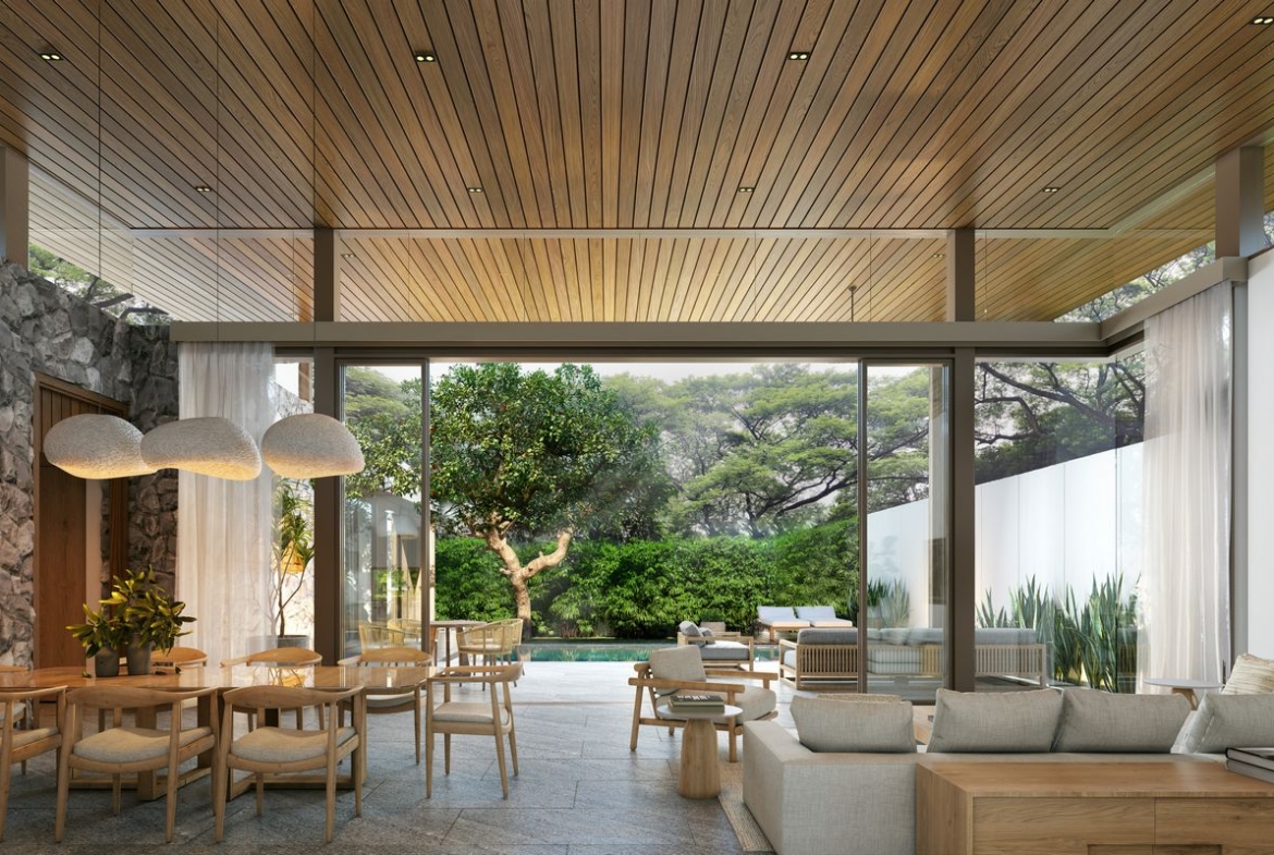 Japanese style pool villa for sale