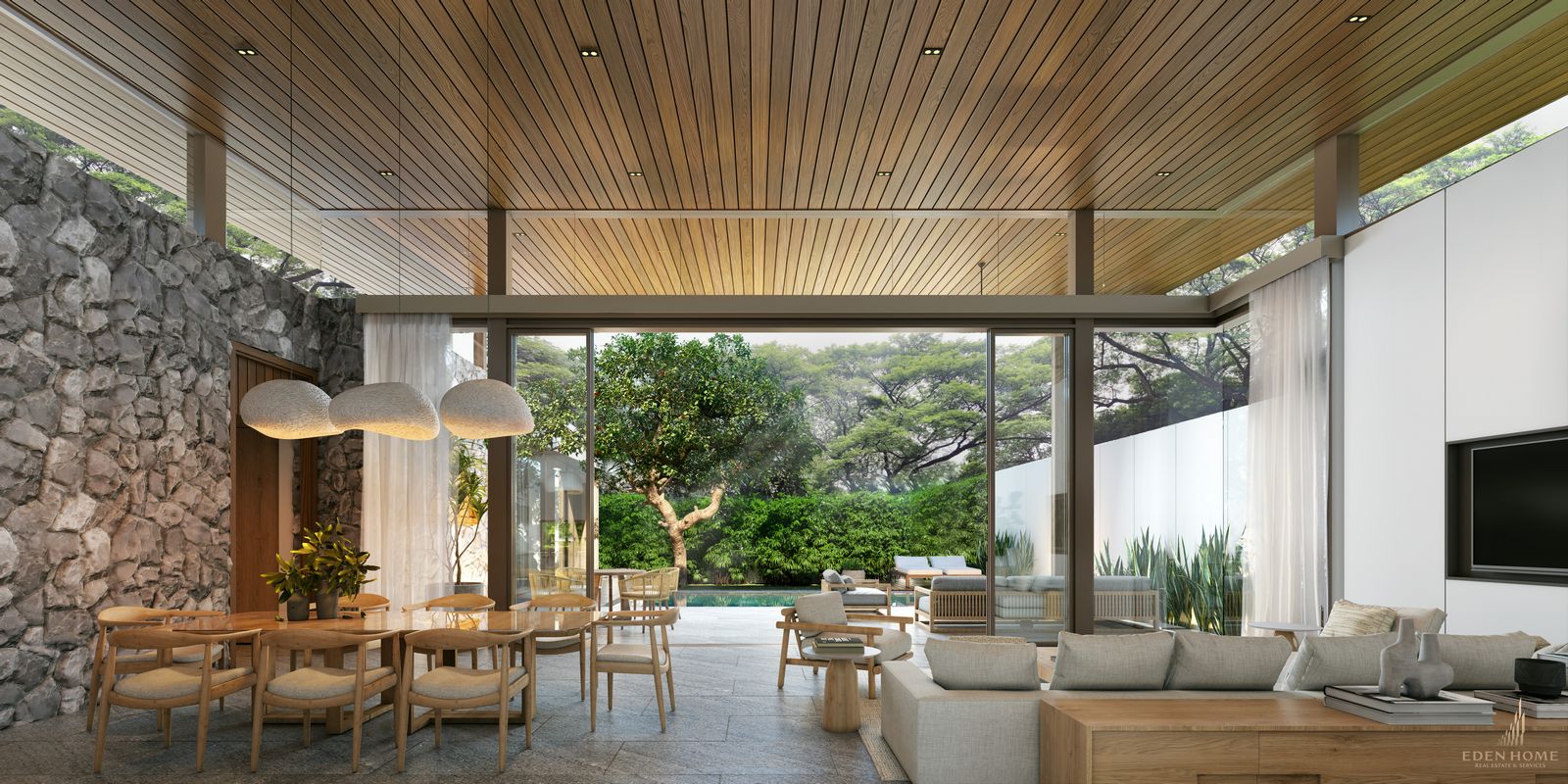 Japanese style pool villa for sale