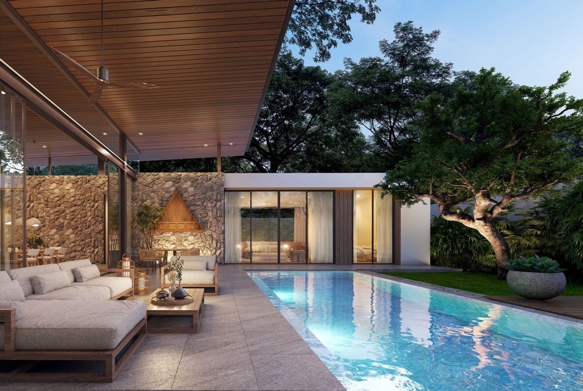 Japanese style pool villa for sale