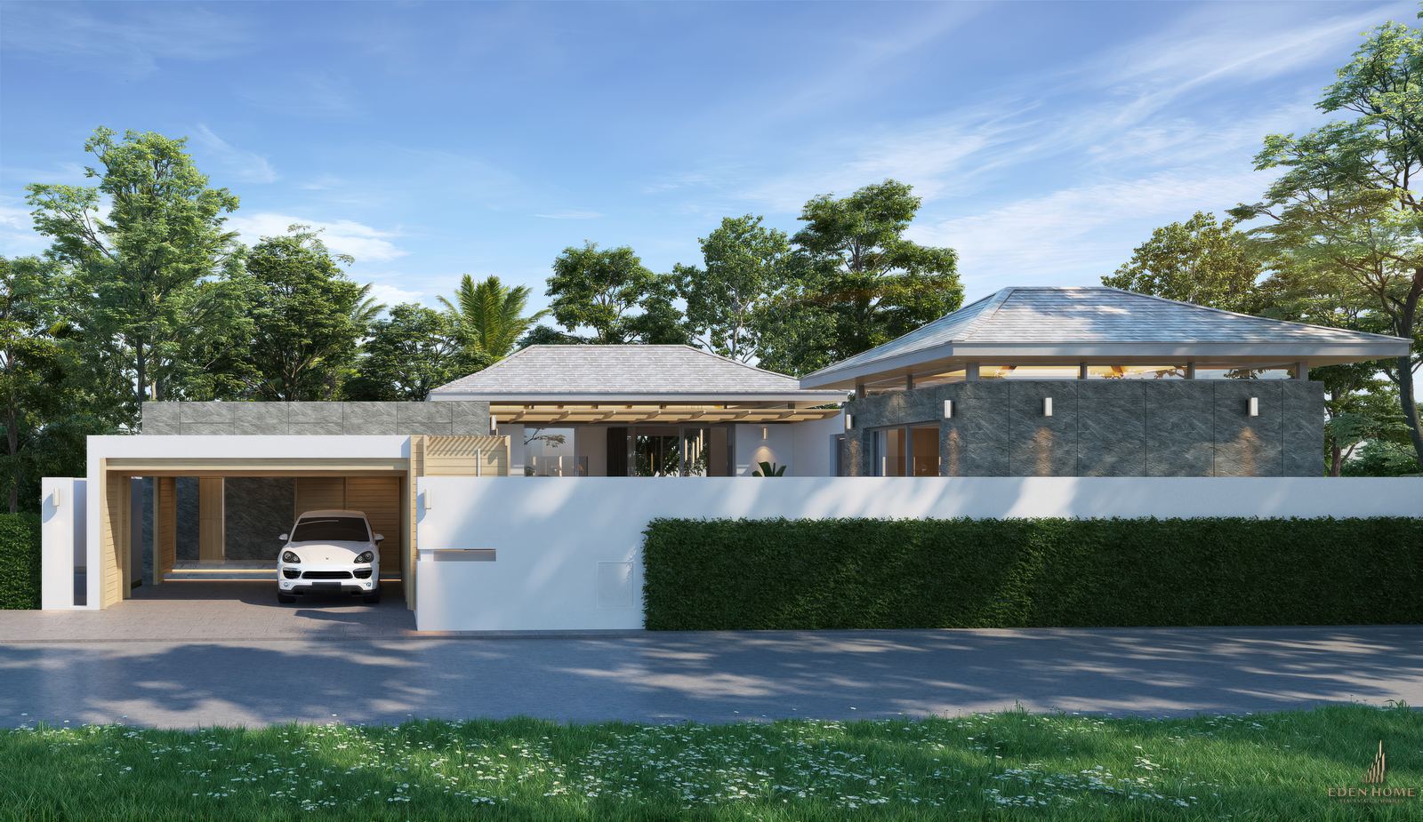 Modern villa in the serene locale of Rawai for sale