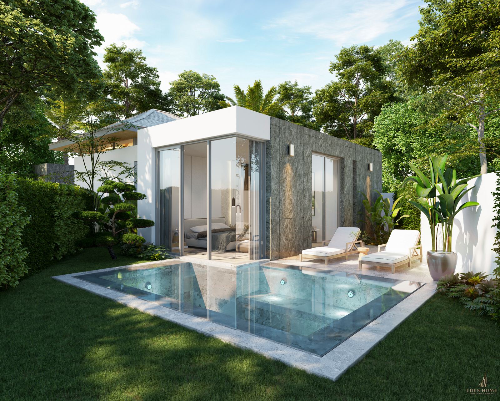 Modern villa in the serene locale of Rawai for sale