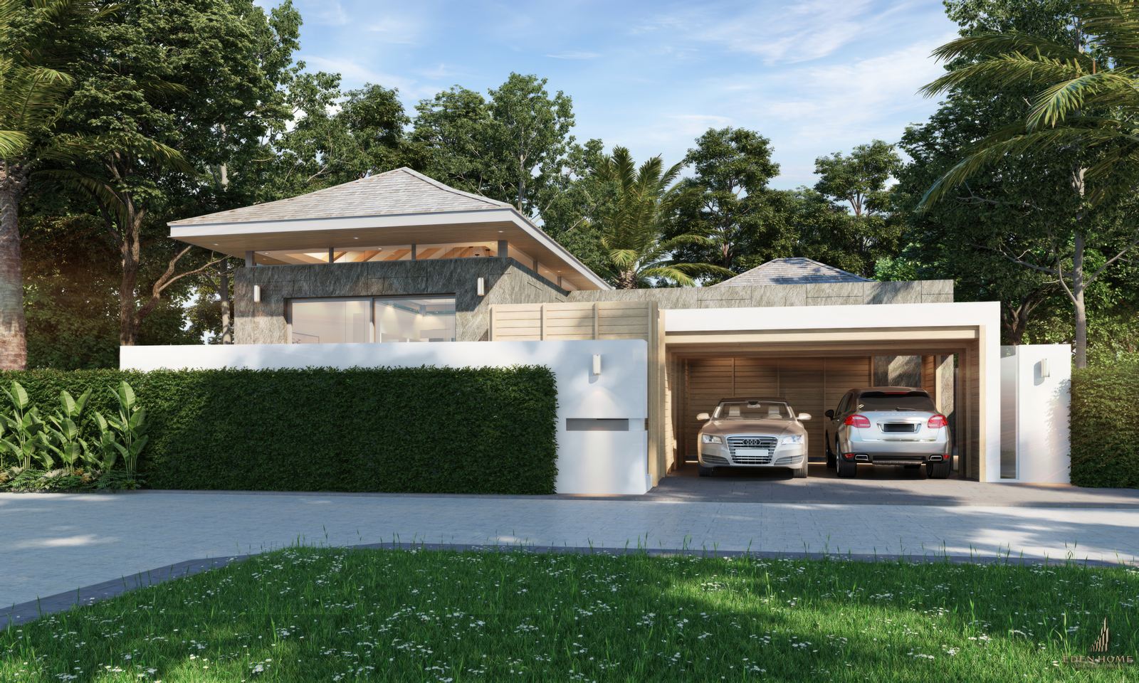 Modern villa in the serene locale of Rawai for sale