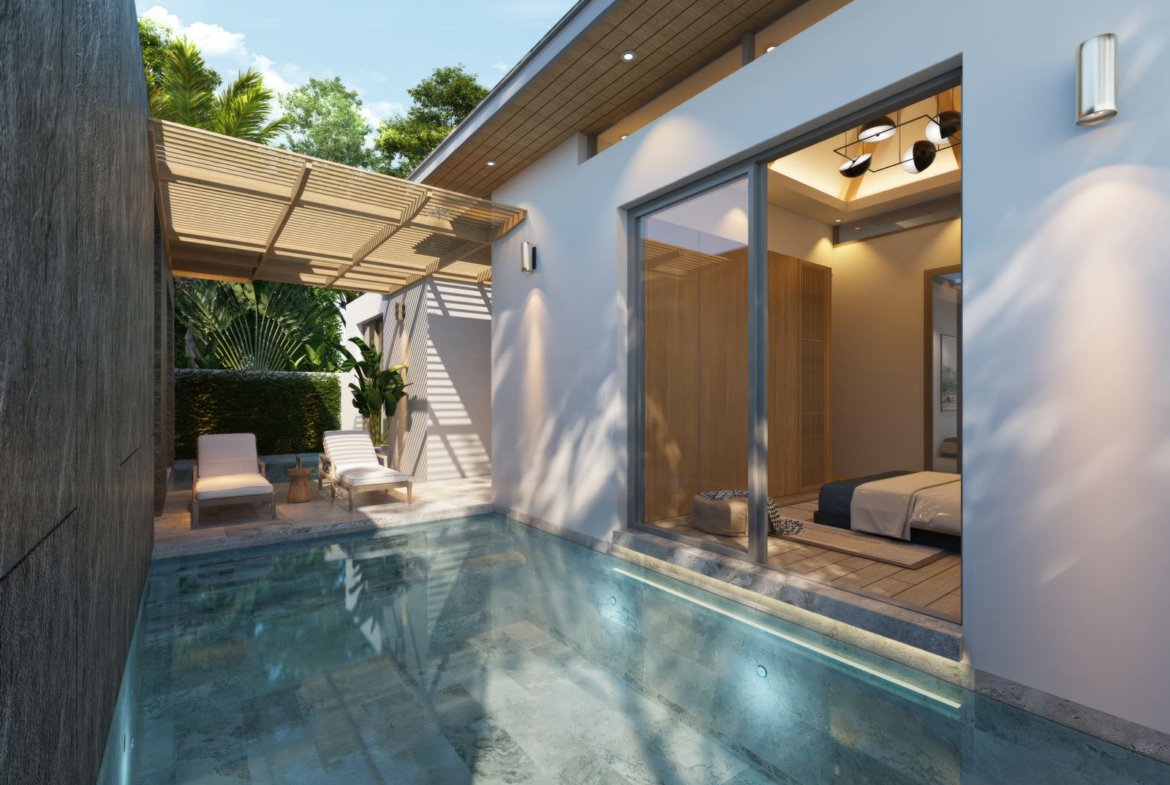 Modern villa in the serene locale of Rawai for sale