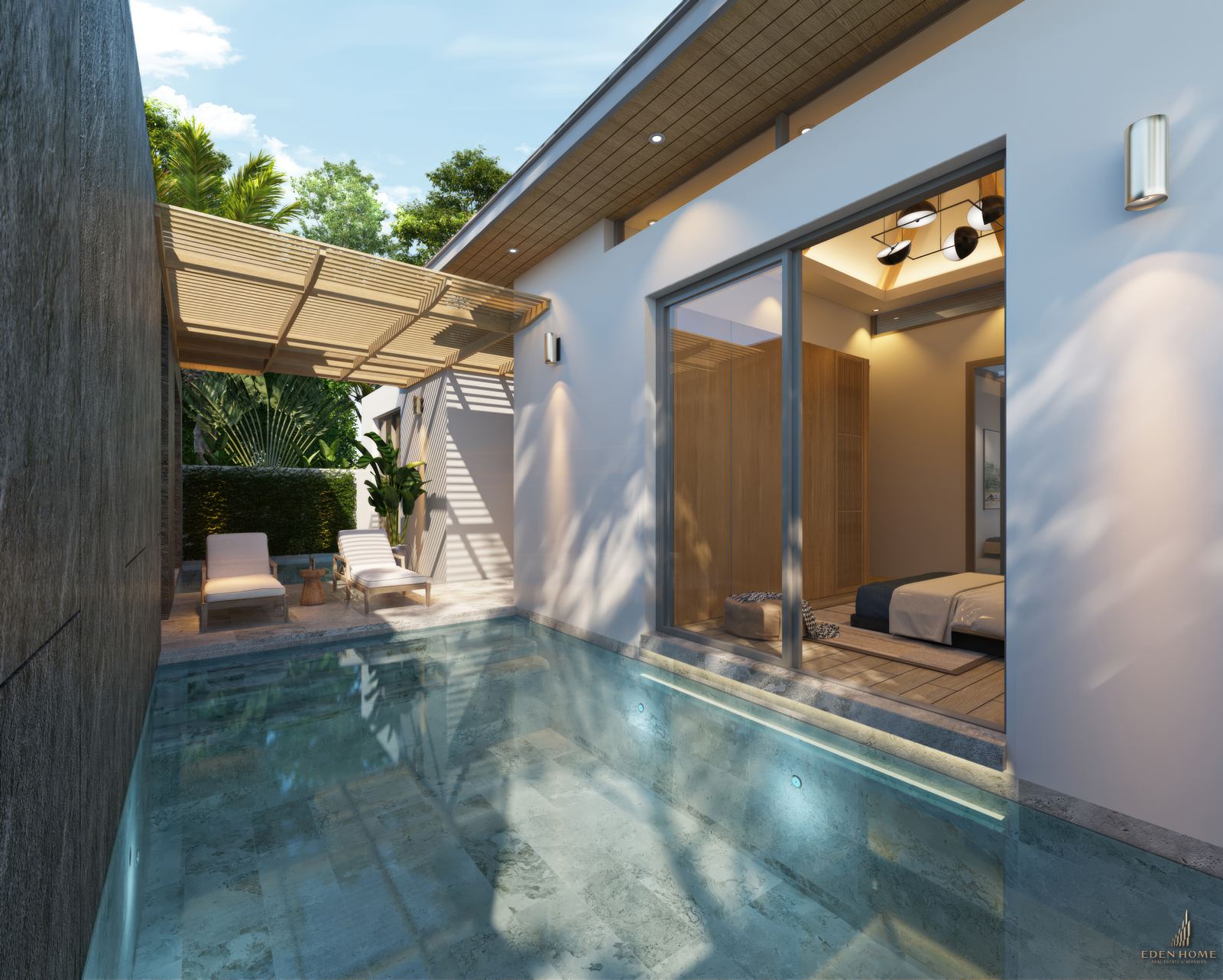 Modern villa in the serene locale of Rawai for sale