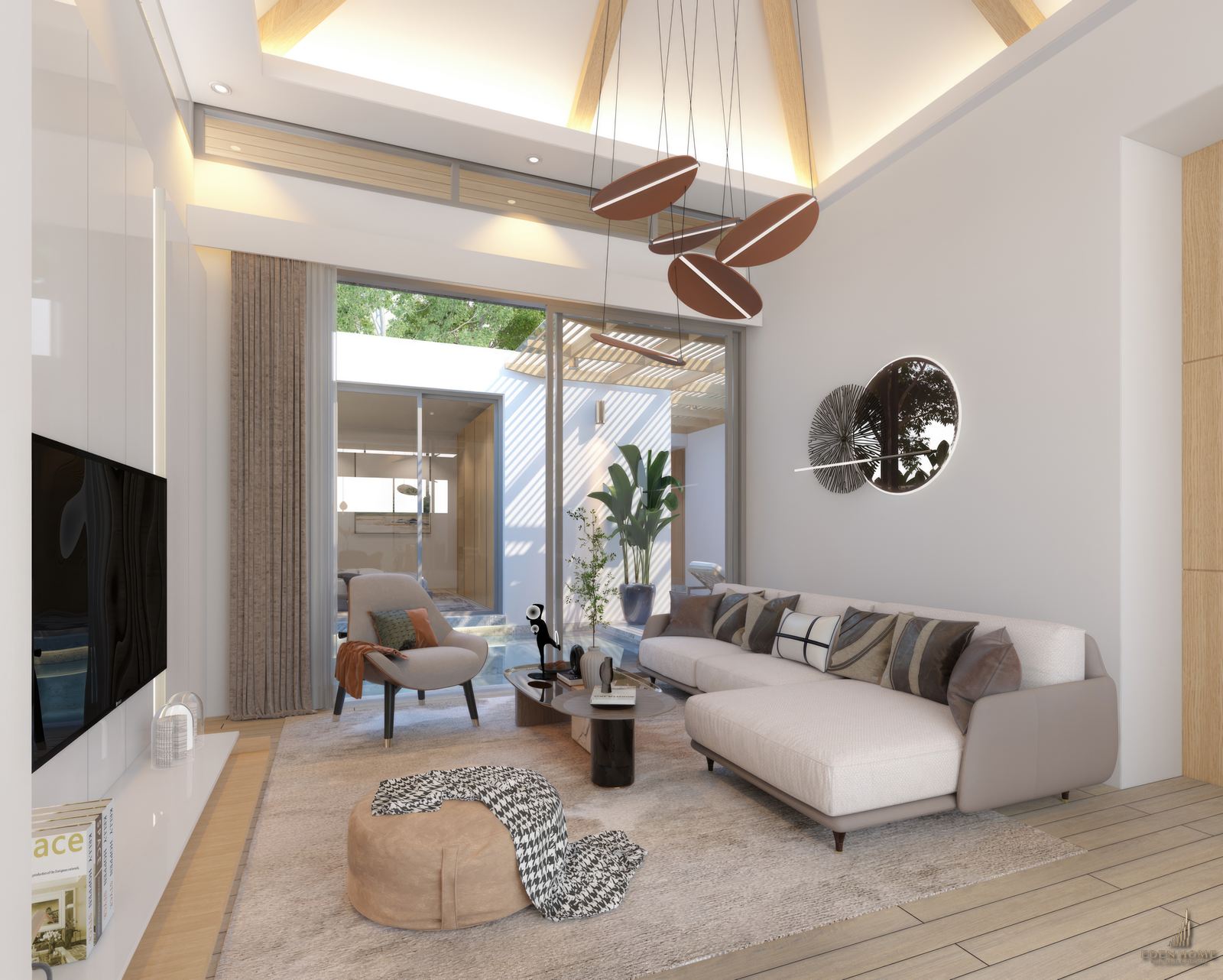 Modern villa in the serene locale of Rawai for sale