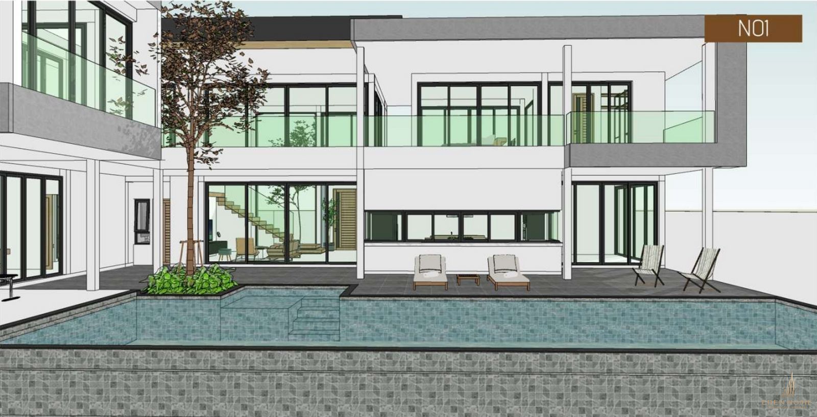 New project pool villa for sale at Rawai