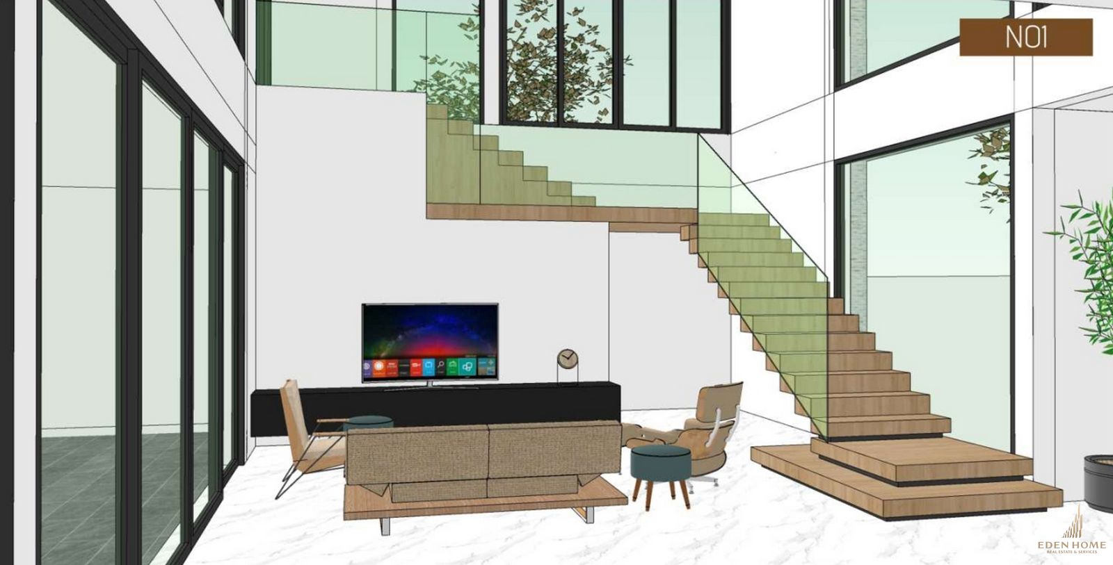 New project pool villa for sale at Rawai