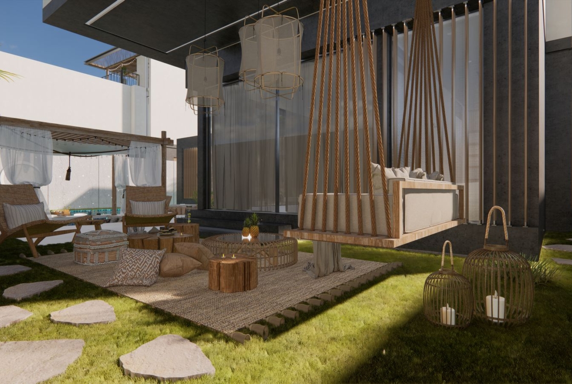 New Modern Tropical Villa for sale at Chalong