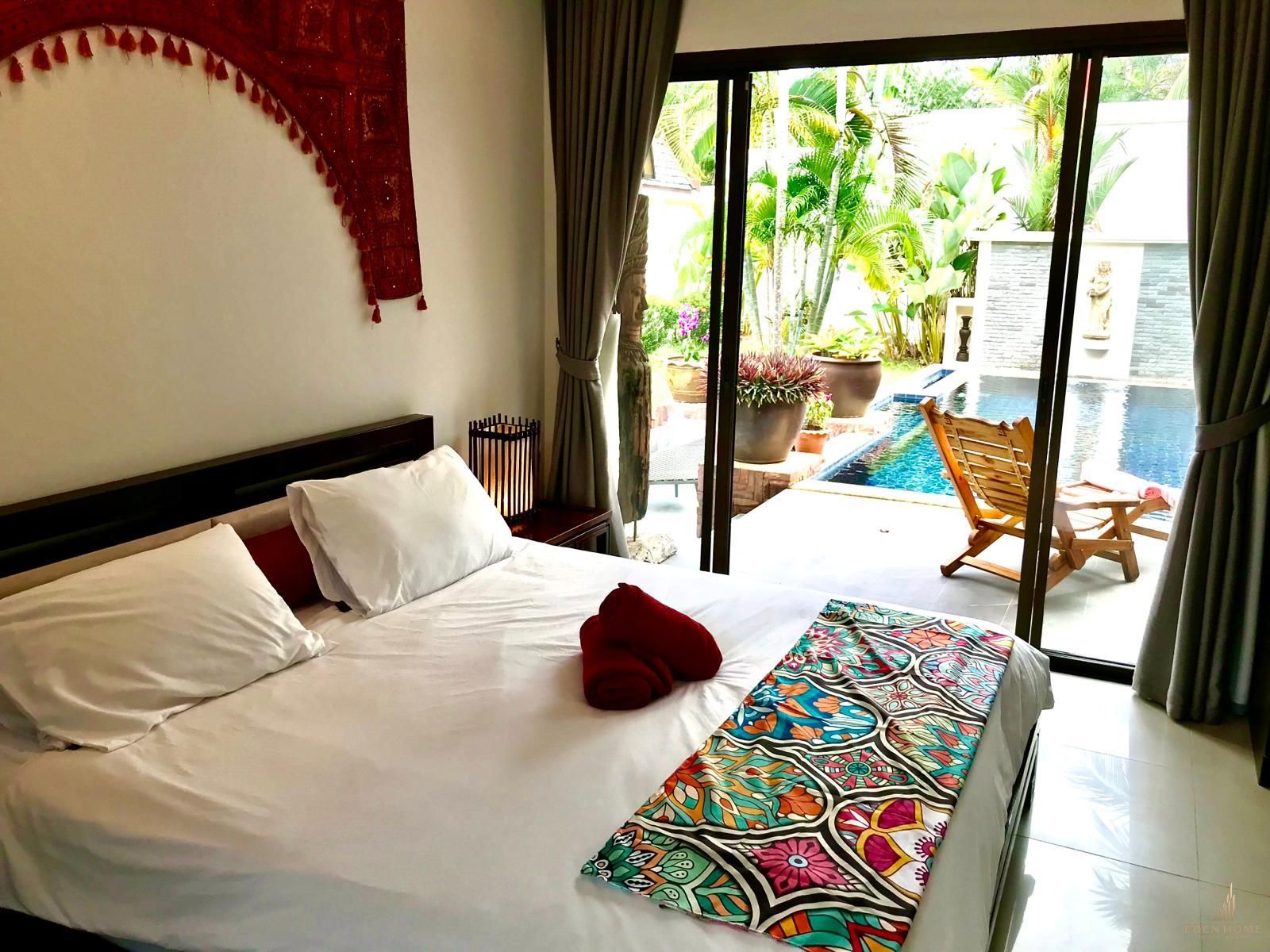 Private pool villa for rent at Rawai