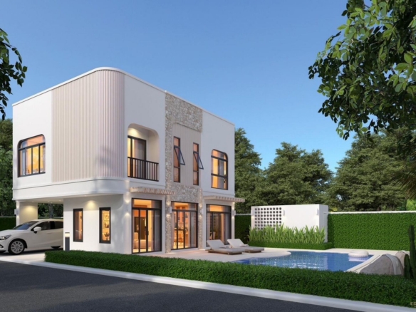 Brand new pool villa for sale at Thalang