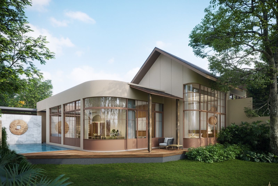 Modern villa in the serene locale of Rawai for sale