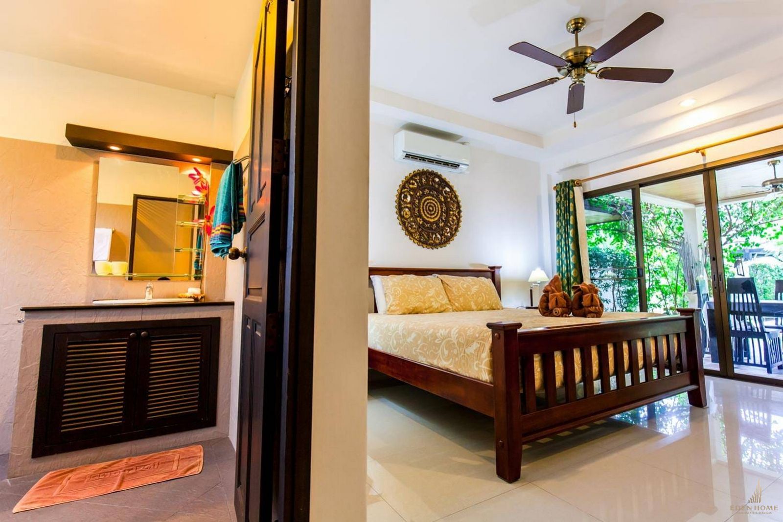 EHR-884_13 Bali style villa for rent in Rawai