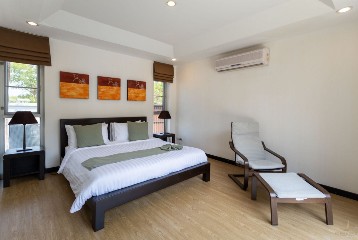 The spacious 3 bedroom villa for rent at Thalang