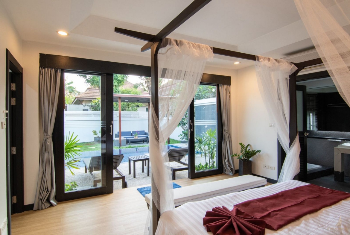 The spacious 3 bedroom villa for rent at Thalang