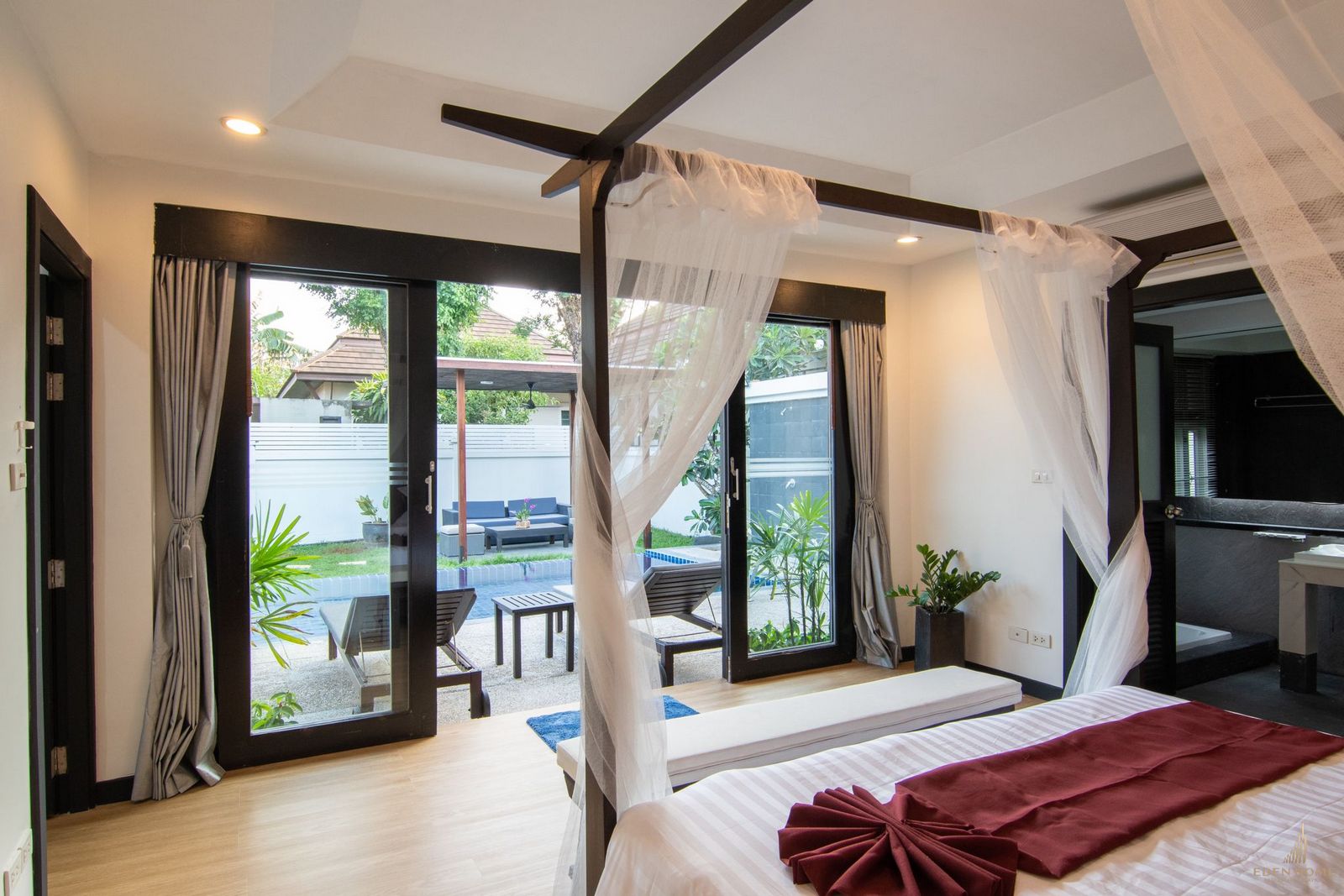 The spacious 3 bedroom villa for rent at Thalang