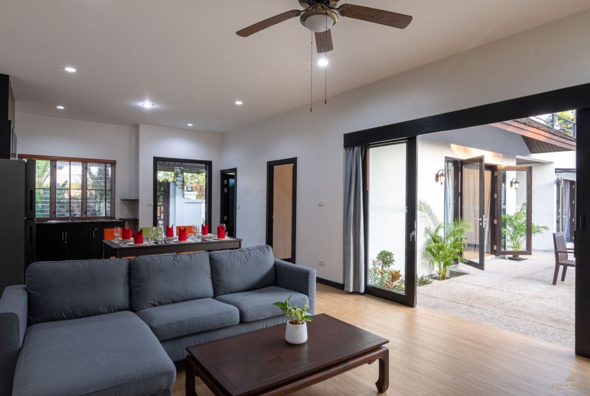 The spacious 3 bedroom villa for rent at Thalang