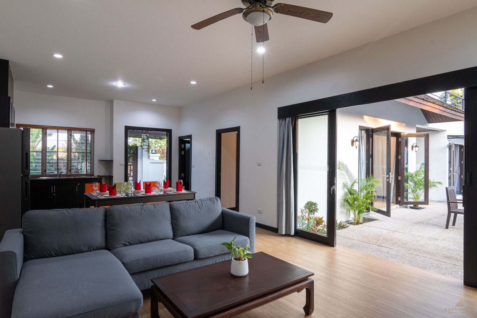 The spacious 3 bedroom villa for rent at Thalang