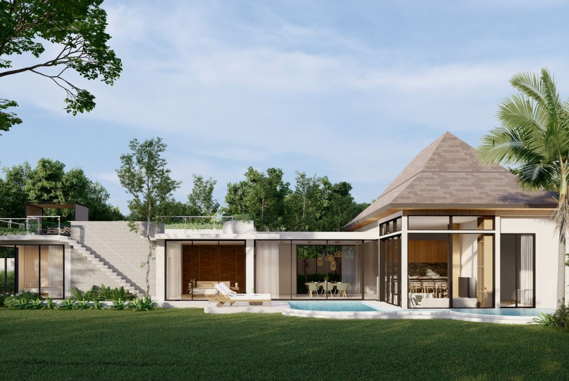 Modern Tropical Villa in Phuket: Luxury Living at Thalang for Sale!
