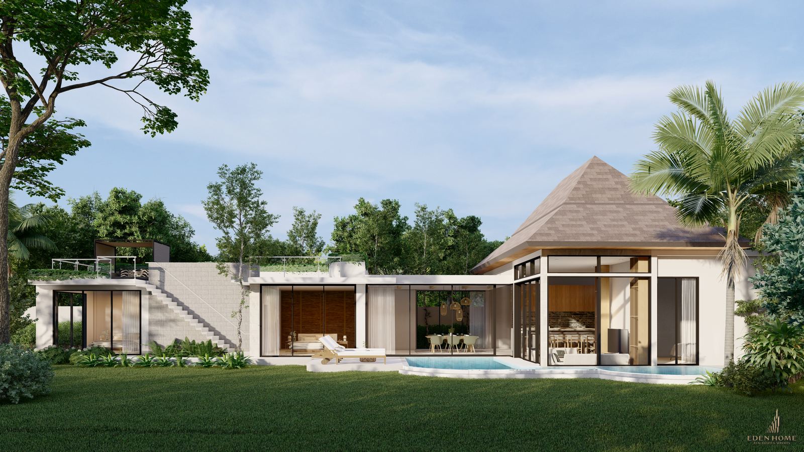 Modern Tropical Villa in Phuket: Luxury Living at Thalang for Sale!