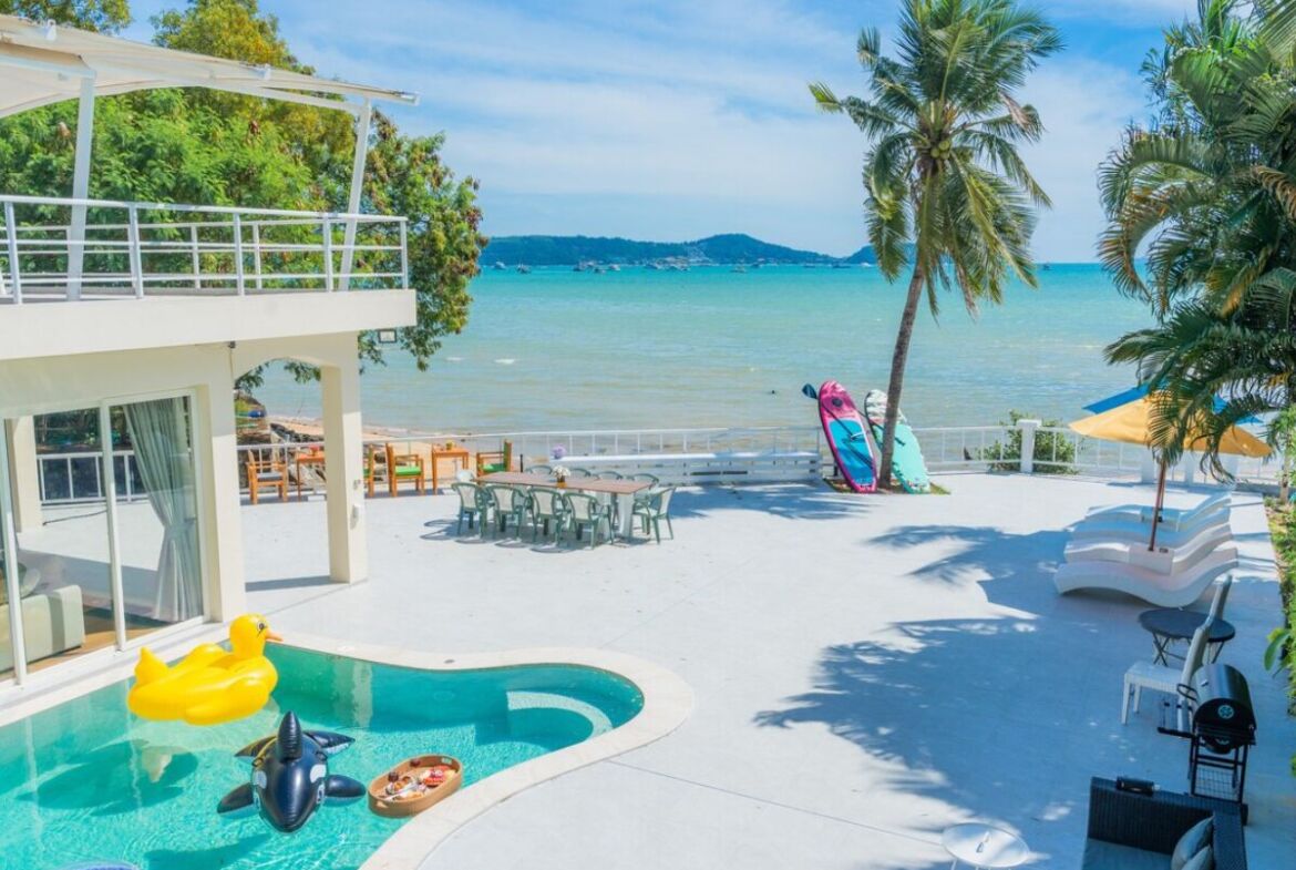 🌊 ULTRA-LUXURY BRAND-NEW RENOVATED BEACHFRONT VILLA — CHALONG 🏝️