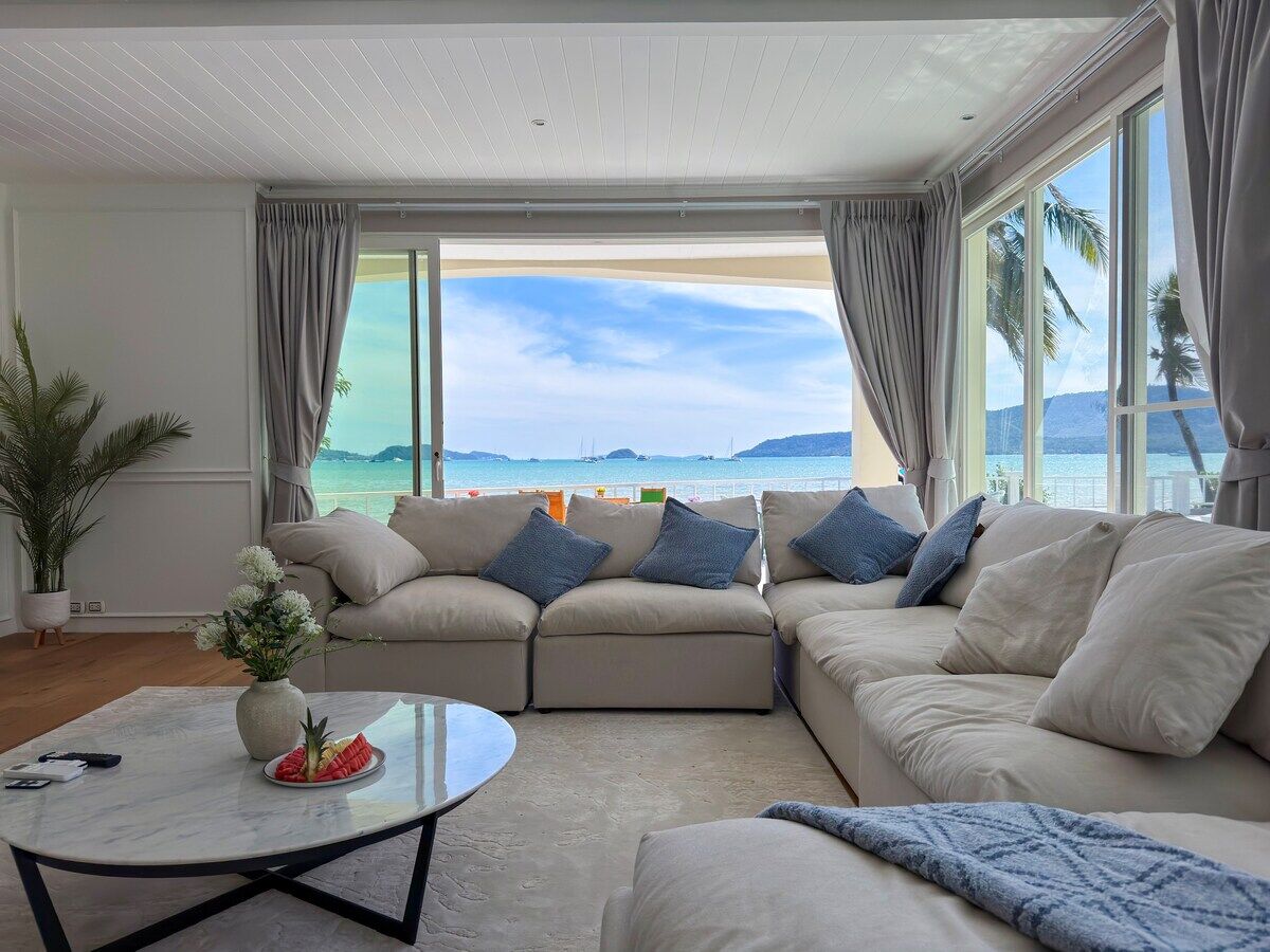 🌊 ULTRA-LUXURY BRAND-NEW RENOVATED BEACHFRONT VILLA — CHALONG 🏝️