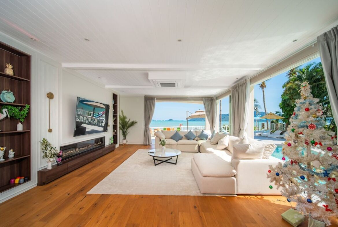 🌊 ULTRA-LUXURY BRAND-NEW RENOVATED BEACHFRONT VILLA — CHALONG 🏝️