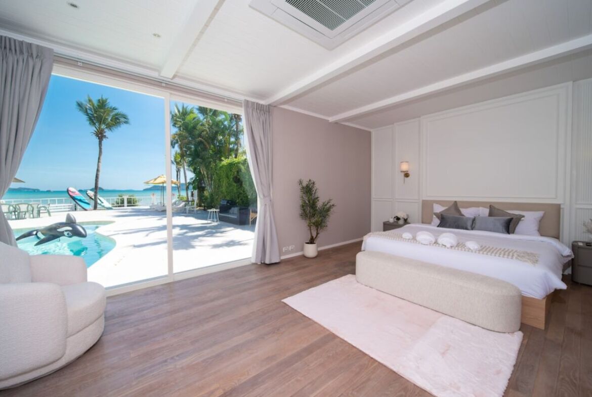 🌊 ULTRA-LUXURY BRAND-NEW RENOVATED BEACHFRONT VILLA — CHALONG 🏝️