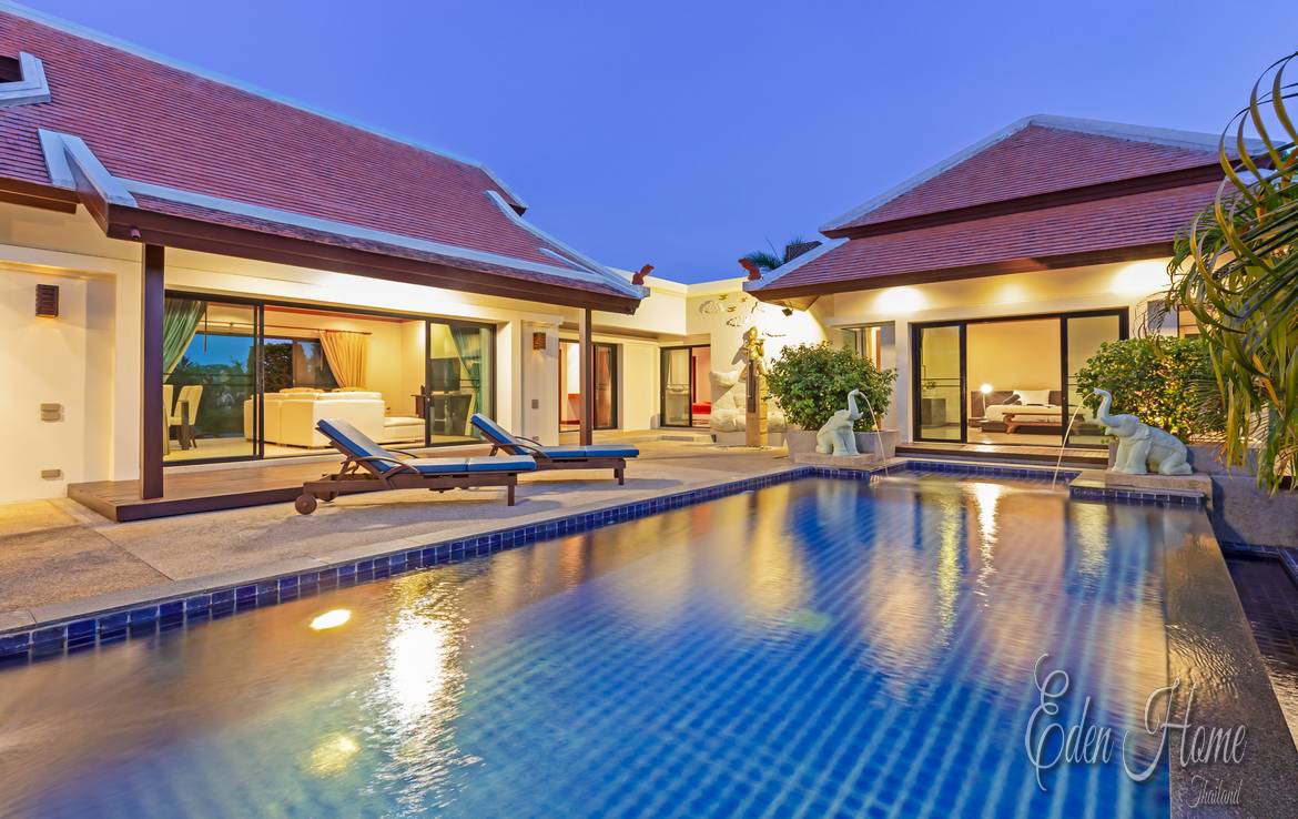 Pool villa in Luxury Estate, 3 Bedroom , Naiharn
