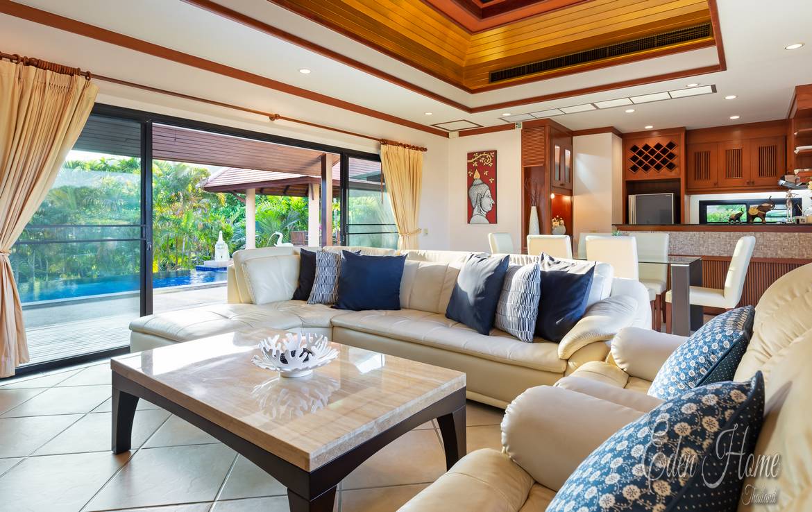 Pool villa in Luxury Estate, 3 Bedroom , Naiharn