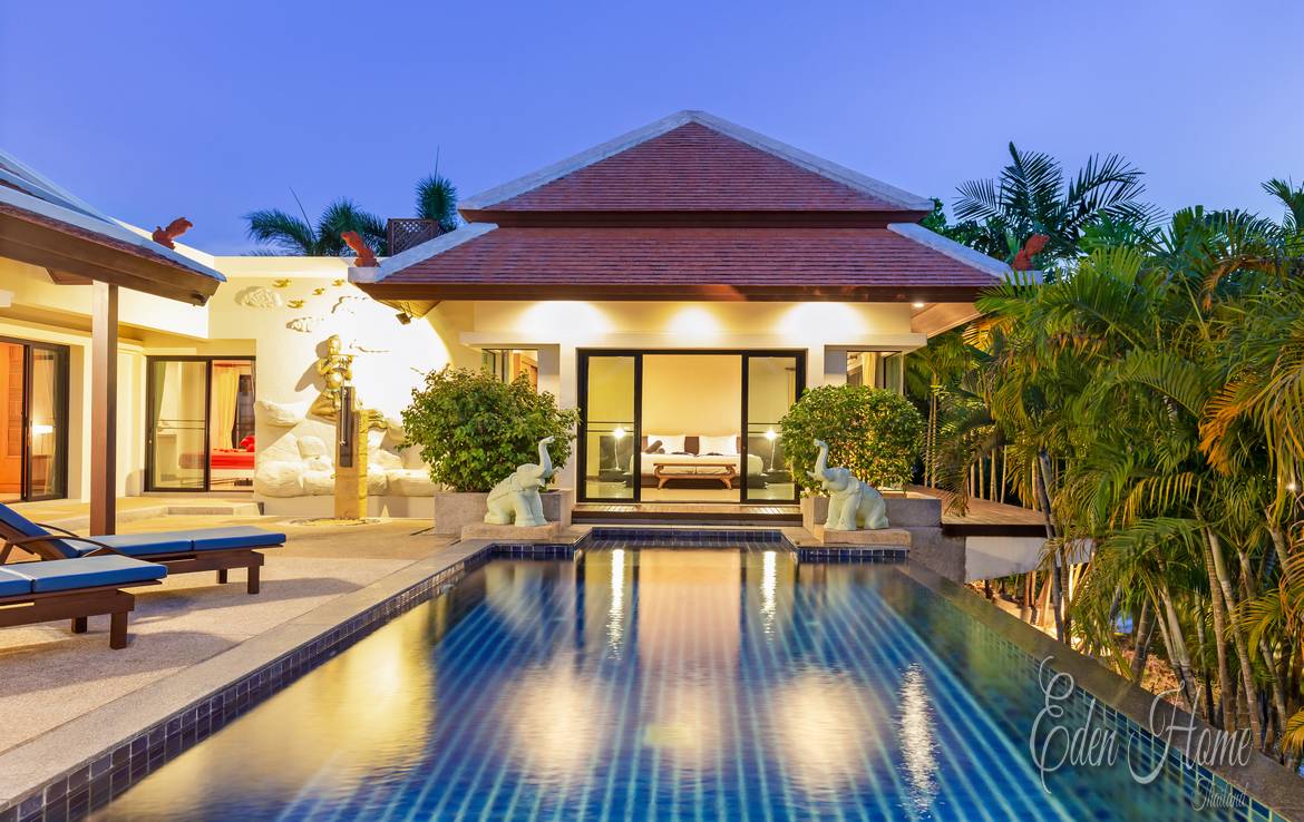 Pool villa in Luxury Estate, 3 Bedroom , Naiharn